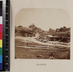 View of Andohalo, Madagascar, ca. 1865-1885