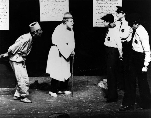 Iranian theater group performance