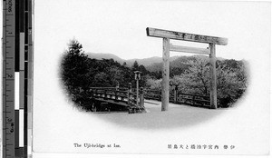 The Uji bridge, Ise, Japan, ca. 1920-1940