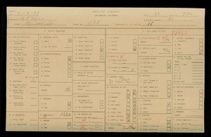 WPA household census for 1133 W 1ST STREET, Los Angeles
