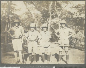 Officers of the 4/4 King’s African Rifles, Cabo Delgado, Mozambique, April-July 1918