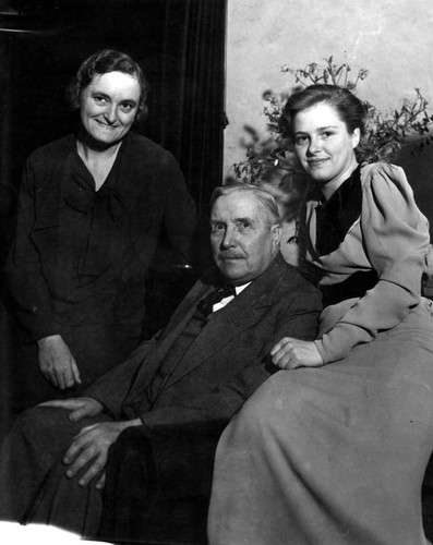John C. Austin and his family