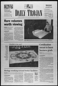 Daily Trojan, Vol. 147, No. 19, September 23, 2002