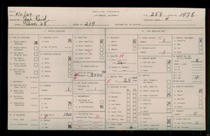 WPA household census for 219 25TH AVENUE, Los Angeles