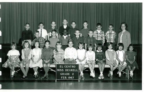 El Centro School Class Photos - 1967 - Grade 2 w/ Miss Deurell