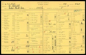 WPA household census for 1147 1/2 ECHO PARK AVE, Los Angeles