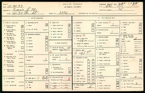 WPA household census for 1021 WEST 70TH STREET, Los Angeles County