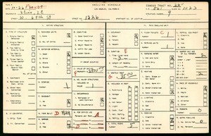 WPA household census for 1326 WEST 69TH STREET, Los Angeles County