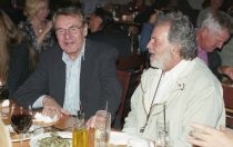 Milos Forman and Sid Ganis at the Mill Valley Film Festival, 2002