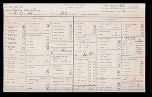 WPA household census for 938 E 87TH ST, Los Angeles County