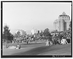 A golf tournament at the Wilshire Country Club, 1931