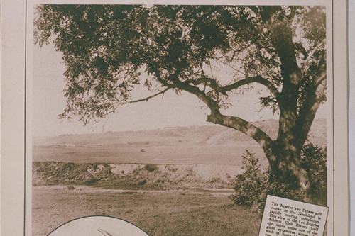 View of Los Angeles Athletic Club's new Riviera Golf Course from Santa Monica Canyon, appearing in an article for "Pictorial California Magazine."