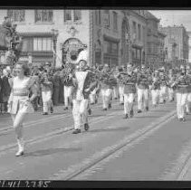 Marching band in a parade