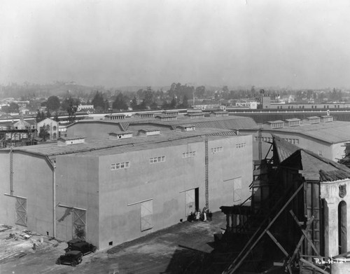 Sound stages at MGM, circa 1930s
