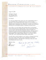 Correspondence from John Baldoni to Peter Drucker, 2003-08-18