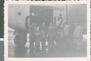 Otis Gatewood and the Crew of a United States Air Force Supply Plane, Frankfurt, Germany, ca.1948-1952