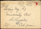 Envelope from Carman's letter to Way, 1906 April 21
