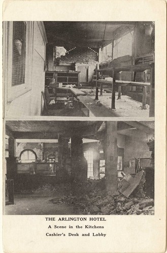 Santa Barbara 1925 Earthquake damage - Arlington Hotel
