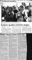 Latino quake victims angry