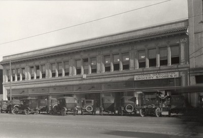 Stockton - Streets - c.1920 - 1929: Sutter St. Martha Washington Grocery Stores Inc