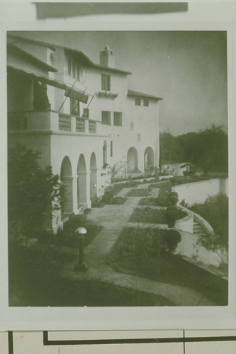 Villa Aurora on Paseo Miramar in Pacific Palisades, Calif., built in 1928