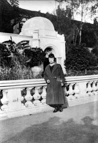 Mrs. George Fong in Balboa Park