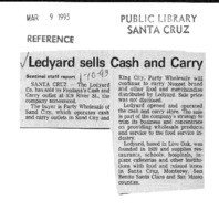 Ledyard sells Cash and Carry