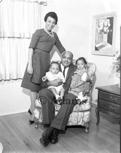 Family portrait, Los Angeles, 1962