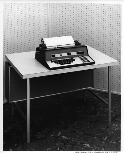 Image Showing an IBM Electric Data Entry Machine on a Desk