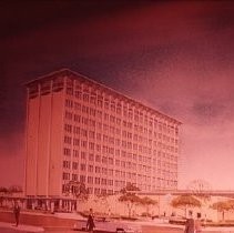 Renderings for The Swig Hotel proposed project in the redevelopment district