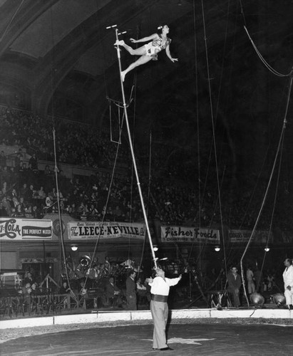 Circus balancing act