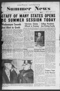 Summer News, Vol. 6, No. 1, June 25, 1951