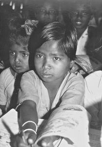 A village school for "Future kids" in Bangladesh, February 1988