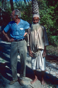 RCA missionary Jae Kapenga metting with a bedouin in Muscat, Oman
