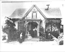 Palmer family on the porch of their home