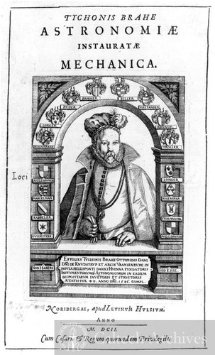 Portrait of Tycho Brahe, from Astronomiae Instauratae Mechanica