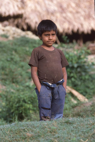 Guatemalan refugee, Ixcán, 1983
