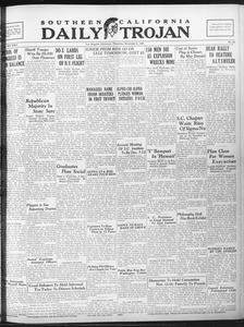 Daily Trojan, Vol. 22, No. 40, November 06, 1930