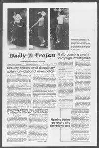Daily Trojan, Vol. 73, No. 39, April 13, 1978