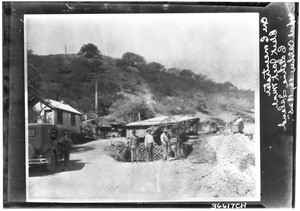 Mining site in Black Jack Mountain on Santa Catalina Island, October 16, 1935