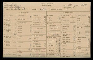 WPA household census for 253 S LAKE ST, Los Angeles