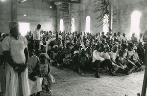 In a church, in Cameroon