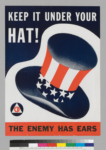 Keep it under your hat!: The enemy has ears