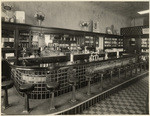 [Interior counter general view Lewis Drug Store, 1100 North Pacific Avenue, Los Angeles]