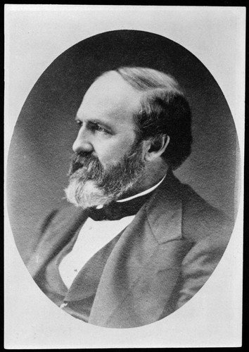 Portrait of Collis P. Huntington, circa 1880