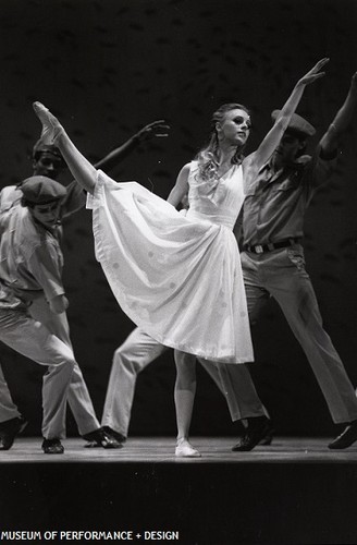 Wendy Van Dyck with other dancers in Taylor's Sunset, circa 1986-1987