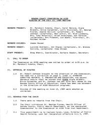 Minutes of the July 12, 1989 meeting