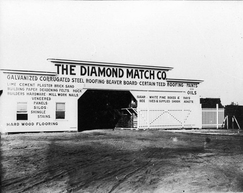 Diamond Match, Live Oak, Lumberyard