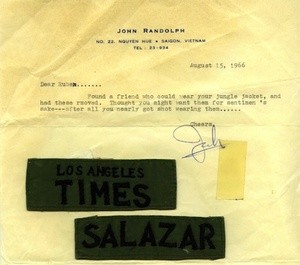 Randolph, letter. 1966-08-15, to Salazar