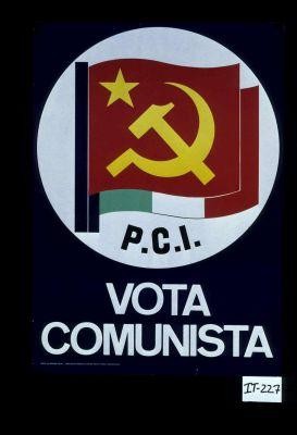 P.C.I. Vota comunista